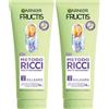 Garnier Fructis Balsamo Idratante, Per Capelli Ricci, Idratazione Intensa Senza Appesantire, Capelli Nutriti e Districati, Con 14% di Complesso di Acido Ialuronico, Metodo Ricci, 200 ml