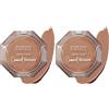 Physicians Formula Mineral Wear Diamond Bronzer, Bronzer in Polvere, Makeup Viso Ibrido Siero-Polvere con Vitamina E, Minimizza l'Aspetto di Pori e Rughe Sottili, Bronze Gem (Confezione da 2)