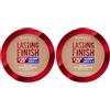 Rimmel London, Lasting Finish, 010 Latte, Fondotinta Compatto, Finish Soft-Focus, Finish opaco, Coprenza totale, SPF20, Formula vegana, 7 g (Confezione da 2)
