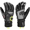 Leki Guanti Griffin Tune 3D Boa, Black-Graphite-Ice Lemon, EU 11