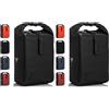 Büchel Borsa da bici per portapacchi I idrorepellente e resistente fino a 10 kg I Borsa da bici per portapacchi in tela cerata, borsa da portapacchi, borse da bici posteriori (Confezione da 2)