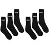 Fila tennis socks with logo bands, terry, unisex, 6 pairs (1 pack of 3 pairs)