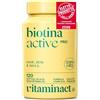 Vitaminact Biotina Capelli Donna e Uomo, Integratore Capelli Pelle e Unghie con Biotina 900% VNR, Zinco, L-Cistina, Vitamine B, C ed E, Ferro, Acido Folico, Omega 3 e Omega 6, 120 Softgel, 4 Mesi - Vitaminact.