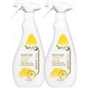 Generico Toglisudore Smacchiatore per Sudore 400 ml - Rimuove Macchie Proteiche da Camicie, Colletti, Ascelle, Biancheria Intima e Lenzuola (2 Confezioni - 800 ml)