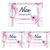 FRIA Nice Salviette Intime per l'Igiene Quotidiana, con Aloe e Glicerina, Dermatologicamente Testate, Senza Parabeni, 3 Confezioni Tascabili da 20 Salviette