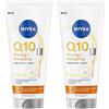 NIVEA Q10+ Reafirmante + Energizante Sérum-Loción Corporal 200 Ml, prodotto per la cura personale per igiene quotidiana (Confezione da 2)