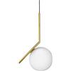 Flos - Sospensione IC - Oro - Ottone spazzolato - Designer Michael Anastassiades