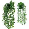 ABCDipper Piante Artificiali da Interno Decorative Finte Piante Sospese con Vaso Edera Rampicante per Casa Tavolo Mensola Matrimonio