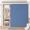 Single tree forest Tende Antipolvere Facili da installare con binari autoadesivi, Adatte per armadi, lavatrici e cucine-Dark Blue- W150cmxH200cm
