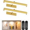 EZVALO Lampada da parete ricaricabile senza fili, 33 cm Illuminazione per Dipinti con Batteria Ricaricabile da 4000 mAh, Telecomando, Regolabile, applique a LED per Quadri e Dipinti - Oro