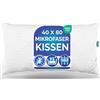 KNERST Guanciale 40x80 Microfibra, Cuscino Letto Made in UE, 95°C