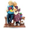 Aoneky Statuetta per Matrimonio 50 60th Anni di Anniversario di Matrimonio - Figurina Regalo per Genitori Natale San Valentino Nozze (Love)