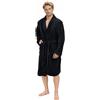 NY Threads Soffice Vestaglia Uomo Invernale Pile Morbido Accappatoio Collo a Scialle