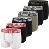 riverso RIVOle, boxer da uomo, confezione da 6 pezzi, biancheria intima, stile retrò, boxer elasticizzati, nero, grigio, blu, bianco, verde, rosso, arancione, giallo, S, M, L, XL, XXL, 3XL, 4XL, 5XL