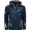 Geographical Norway Parka Softshell Marina/Arancione Uomo GN-REGNO, Marina, XL