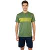 Navigare Pigiama Uomo Corto Estivo - Pigiama Uomo Cotone Corto Leggero Mezza Manica (XL, 141822 Verde)