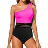 Holipick - Costume da Bagno Monospalla Intero da Donna, Contenitivo, Copertura Completa, con Scollo a Goccia, XX-Large