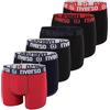 Riverso Boxer Uomo RIVOle - Confezione da 6 Slip da Uomo, Biancheria Intima, Retroshorts, Set Boxer Shorts Elasticizzati, Nero, Grigio, Blu, Bianco, Verde, Rosso, Arancione, Giallo, Taglia S, M, L, XL