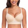 DotVol Reggiseno push up da donna, reggiseno a coppe intere, con ferretto, corsetto per tutti i giorni, maglietta intima