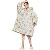 FELOVE Felpa Oversize con Cappuccio,Hoodie Gigante Super Morbida,Calda e Confortevole,Felpa con Cappuccio Adatta per Adulti, Uomini, Donne, Adolescenti
