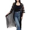 Liu Jo Poncho donna Liu Jo a rete lurex nero CS25LJ02 2A5001 T0300 TAGLIA UNICA