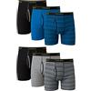 Hanes Underwear Boxer Briefs Pack, Cool & Breathable Cotton Moisture-Wicking Underwear for Men, No Ride Up Boxer Corti Uomo (Pacco da 6)