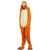 ZKomoL Animali Pigiama Kigurumi Onesie Unisex per Adulti per Feste e Cosplay Costume (L, Jump Tiger)