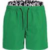 JACK & JONES Jjiaruba AKM Db WB Solid Costume da Bagno da Uomo, Verde (Jelle Bean), M