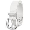 LEACOOLKEY Cintura donna, E-bianco., 140 cm