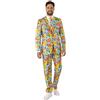 Opposuits Costume da gioco per Nintendo Switch, da uomo, vestibilità aderente, multicolore, con giacca, pantaloni e cravatta, Pokémon, 50