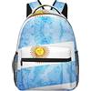 TDTRADD Zaino argentino, alla moda, con bandiera dell'Argentina, zaino casual per computer portatile, zaino da trekking per uomo e donna, Bandiera Argentina-07, Taglia unica