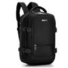 WITTCHEN Urban | zaino da cabina | zaino per laptop | zaino da viaggio 2-in-1 | tasca posteriore con protezione RFID | compatibile con Wizz Air, LOT, Ryanair | 40 × 25 × 20 cm | colore: nero