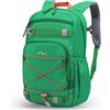 Mountaintop Zaino per bambini da 15 l/18 l, per scuola, escursionismo, 18 l, verde, 18L, Casual