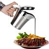 Gebrazy Salsiera Termica In Acciaio Inox A Doppia Parete, Contenitore Isolato Con Coperchio E Manico, Per Salsa Alla Vaniglia, Salsa E Maionese, 450 ml