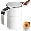 GBKDQQ Tazza da caffè elettrica da 380 ml, con indicatore di temperatura, per caffè, proteine, tè, cioccolata calda