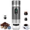 Umisu Macchina da Caffè a Capsule Portatile, 3 in 1 - Macchina per Caffè Espresso a Capsule e Caffè Macinato, Elettrica con Riscaldamento Rapido per Ufficio, Viaggi, Campeggio e Casa (Grigio)