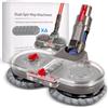 Unichefry Testa di Mocio Elettrico per Dyson V7/V8/V10/V11/V15 | Spazzola Lavapavimento con Serbatoio Rimovibile e 10 Panni Lavabili | Compatibile con Aspirapolvere Dyson (6 rags)