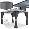 tectake® Gazebo da Giardino 3x4 m, Impermeabile, 4 Pannelli con Cerniera