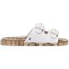 melissa Anuncio ancho Mulas/Zuecos Mujer Blanco Mules Zapatos, White, 37 EU - Ballerine, Blanco,