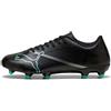 Puma Ultra 7 Play FG/AG Scarpe da Calcio Unisex, Nero/Menta Intense, 41 EU