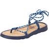 Fly London Tace874fly, Sandali Bassi Donna, Blu, 35 EU