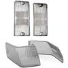AER MOTO SPARE PARTS KIT 4 GEMME FRECCE FUME' ANTERIORE + POSTERIORE PIAGGIO VESPA PX 125-150-200