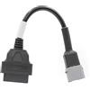 VeVaad Adattatore da 6 pin a OBD2, connettore diagnostico per cavo a 6 pin, cavo diagnostico per moto Su/z*uki GSX-R 1000/1000 R/125, GSX-S 1000/1000 F, 750 GSX-S/GSX-S, 125 DL 1000/DL 650 f