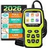 Mieekor OBD2 Auto Diagnostica OBD2 Diagnosi Scanner,OBD EOBD+Can Diagnosi Auto Professionale in Italiano,Lettore Errore Motore Auto con Funzioni-OBD2 per Audi BMW VW Tutti i Veicoli