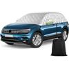 tivekeo Mezza Copertura Universale per SUV 399 x 150 x 59 cm, Perfetta Vestibilità Addensata per Metà Garage impermeabile Sostituzione per VW Tiguan LWB, Model Y, XC60, Antigrandine e Antineve