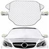 NewZC Telo Invernale Parabrezza Auto Copriparabrezza auto Esterno 193*126cm | con Copertura Specchietto Laterale - Parasole Macchina parabrezza Pieghevole per Anti Ghiaccio Neve Brina Gelo Sole UV