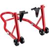 Wiltec Cavalletto alzamoto anteriore sotto forcella, max 450 kg, con rotelle, per ruote anteriori 230-290 mm