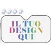 Xenorith Parasole parabrezza auto Personalizzato - Copri parabrezza Personalizzato il tuo con Foto text - personalizzata parasole auto Anteriore Che blocca i Raggi UV white 130cm x 70cm