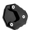 Tuklye Piastra di prolunga laterale per HONDA CB500F CB500X CBR250R 500R 650R CB650F CB300F CB600F Supporto per moto ingranditore (nero)