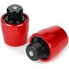 SUTVCM Estremità manubrio della motocicletta Per Benelli TNT 125 300 302 600 BN 600i 302 251 Per Leoncino 500 Per LeoncinoX BJ 500 BN600 TNT600 Manopole Manubrio Tappi Terminali(ROSSO)
